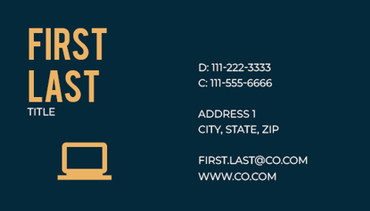 Picture of Variable Business Cards